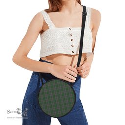 Scottish Wicklow County Ireland Tartan Round Crossbody Bags - Round Purse Scottish Plaid Tartan Plaid - ScotsTee - scotstee.com