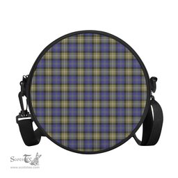 Scottish Rennie Tartan Round Crossbody Bags - Round Purse Scottish Plaid Tartan Plaid - ScotsTee - scotstee.com