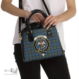 Scottish Ralston UK Tartan Shoulder Handbags with Family Crest Scottish Plaid Tartan Plaid - ScotsTee - scotstee.com