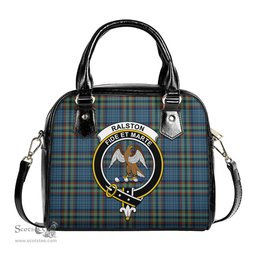 Scottish Ralston UK Tartan Shoulder Handbags with Family Crest Scottish Plaid Tartan Plaid - ScotsTee - scotstee.com