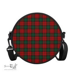 Scottish Stewart of Atholl Tartan Round Crossbody Bags - Round Purse Scottish Plaid Tartan Plaid - ScotsTee - scotstee.com