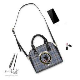 Scottish Tweedie Tartan Shoulder Handbags with Family Crest Scottish Plaid Tartan Plaid - ScotsTee - scotstee.com