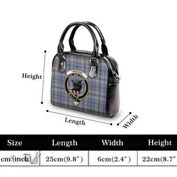 Scottish Tweedie Tartan Shoulder Handbags with Family Crest Scottish Plaid Tartan Plaid - ScotsTee - scotstee.com