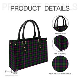 Scottish Urquhart Modern Tartan Leather Bag for Women Scottish Plaid Tartan Plaid - ScotsTee - scotstee.com