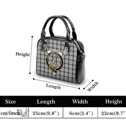 Scottish Wallace Dress Tartan Shoulder Handbags with Family Crest Scottish Plaid Tartan Plaid - ScotsTee - scotstee.com
