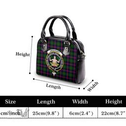 Scottish Urquhart Modern Tartan Shoulder Handbags with Family Crest Scottish Plaid Tartan Plaid - ScotsTee - scotstee.com