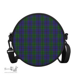 Scottish Strachan Tartan Round Crossbody Bags - Round Purse Scottish Plaid Tartan Plaid - ScotsTee - scotstee.com