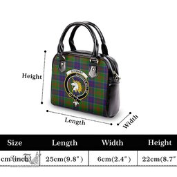 Scottish Stewart of Appin Hunting Modern Tartan Shoulder Handbags with Family Crest Scottish Plaid Tartan Plaid - ScotsTee - scotstee.com