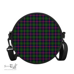 Scottish Urquhart Modern Tartan Round Crossbody Bags - Round Purse Scottish Plaid Tartan Plaid - ScotsTee - scotstee.com
