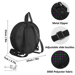 Scottish Urquhart Modern Tartan Round Crossbody Bags - Round Purse Scottish Plaid Tartan Plaid - ScotsTee - scotstee.com