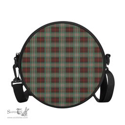 Scottish Scott Brown Ancient Tartan Round Crossbody Bags - Round Purse Scottish Plaid Tartan Plaid - ScotsTee - scotstee.com