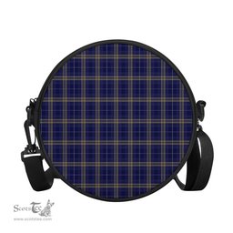 Scottish Rhys of Wales Tartan Round Crossbody Bags - Round Purse Scottish Plaid Tartan Plaid - ScotsTee - scotstee.com