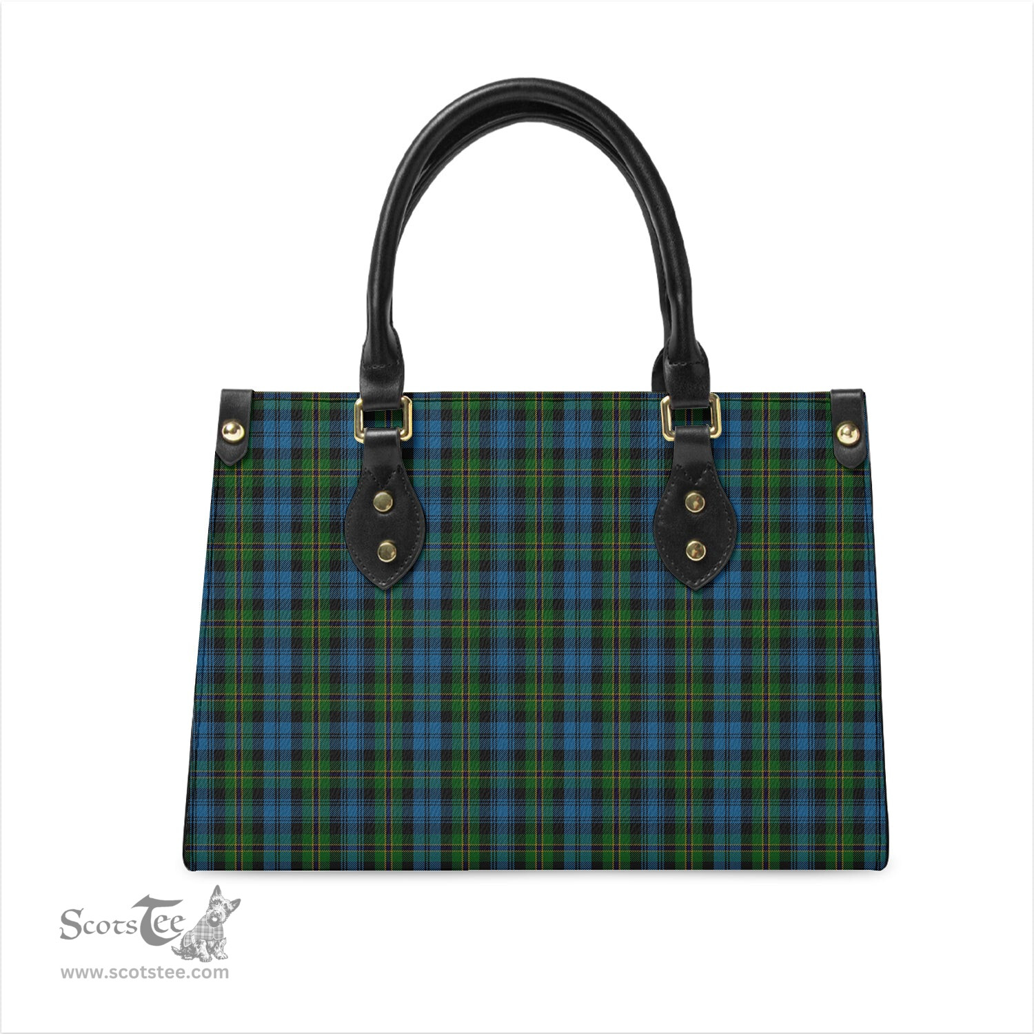 Scottish Polaris Military Tartan Leather Bag for Women Scottish Plaid Tartan Plaid - ScotsTee - scotstee.com