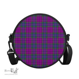 Scottish Wardlaw Modern Tartan Round Crossbody Bags - Round Purse Scottish Plaid Tartan Plaid - ScotsTee - scotstee.com