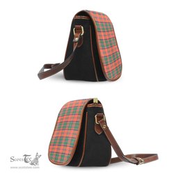 Scottish Stewart of Appin Ancient Tartan Saddle Crossbody Bag Scottish Plaid Tartan Plaid - ScotsTee - scotstee.com