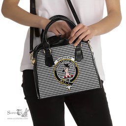 Scottish Shepherd Tartan Shoulder Handbags with Family Crest Scottish Plaid Tartan Plaid - ScotsTee - scotstee.com