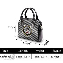 Scottish Shepherd Tartan Shoulder Handbags with Family Crest Scottish Plaid Tartan Plaid - ScotsTee - scotstee.com