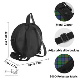 Scottish Paterson Tartan Round Crossbody Bags - Round Purse Scottish Plaid Tartan Plaid - ScotsTee - scotstee.com