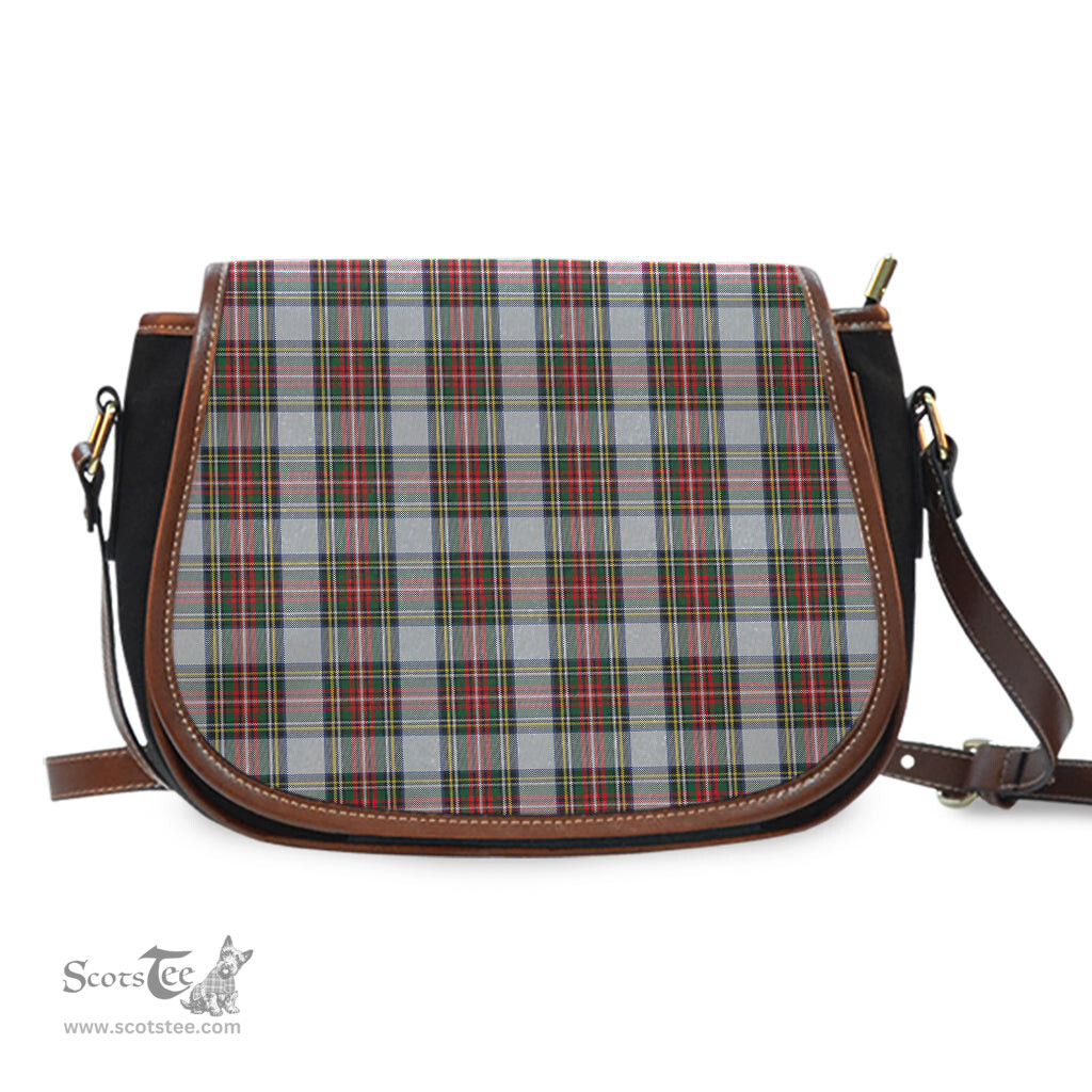 Scottish Stewart Dress Tartan Saddle Crossbody Bag Scottish Plaid Tartan Plaid - ScotsTee - scotstee.com