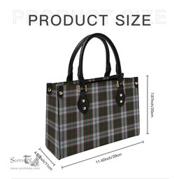 Scottish Stewart of Appin Dress Tartan Leather Bag for Women Scottish Plaid Tartan Plaid - ScotsTee - scotstee.com