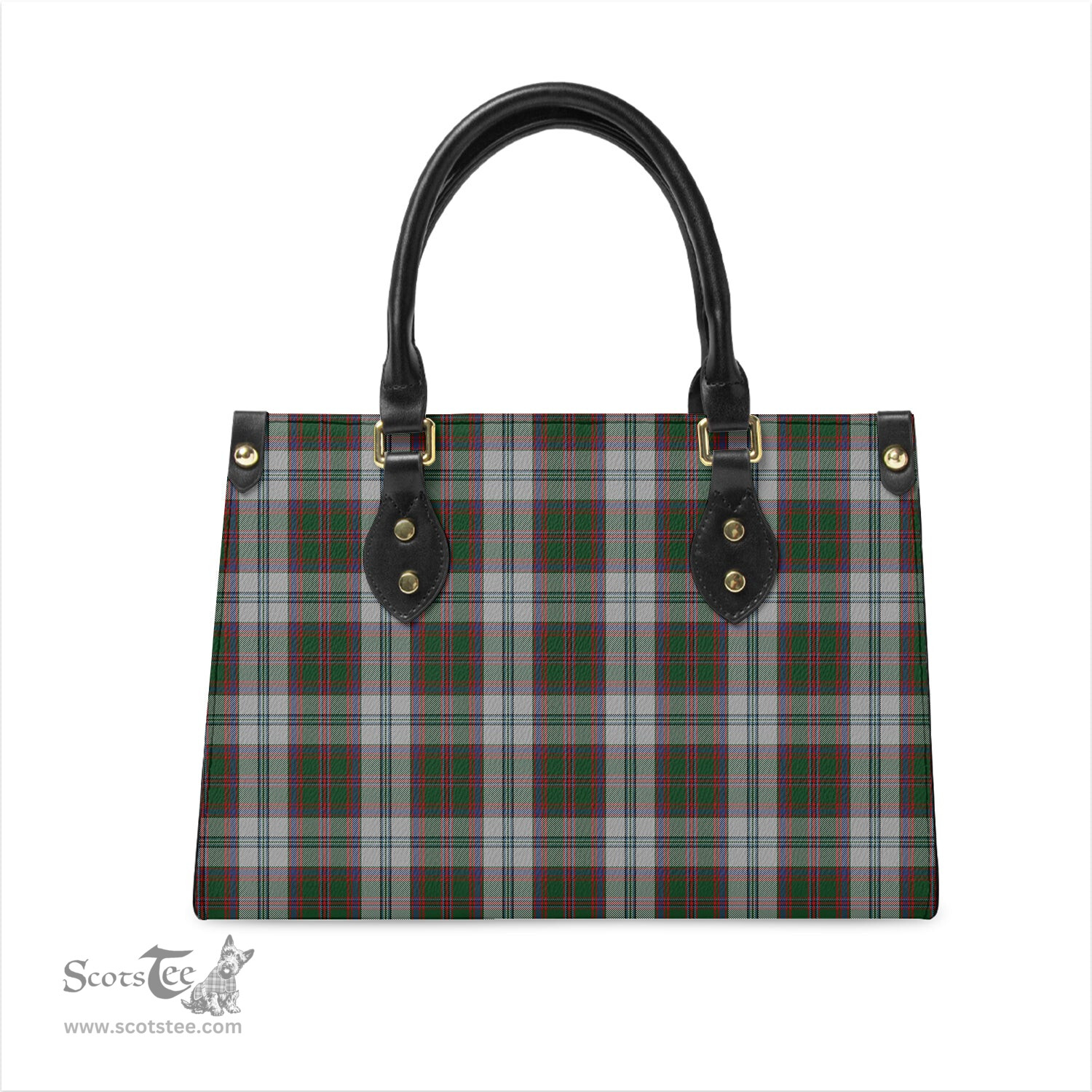 Scottish Stewart of Appin Dress Tartan Leather Bag for Women Scottish Plaid Tartan Plaid - ScotsTee - scotstee.com