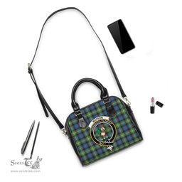 Scottish Watson Ancient Tartan Shoulder Handbags with Family Crest Scottish Plaid Tartan Plaid - ScotsTee - scotstee.com