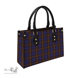 Scottish Sligo County Ireland Tartan Leather Bag for Women Scottish Plaid Tartan Plaid - ScotsTee - scotstee.com