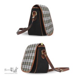 Scottish Stewart of Appin Dress Tartan Saddle Crossbody Bag Scottish Plaid Tartan Plaid - ScotsTee - scotstee.com