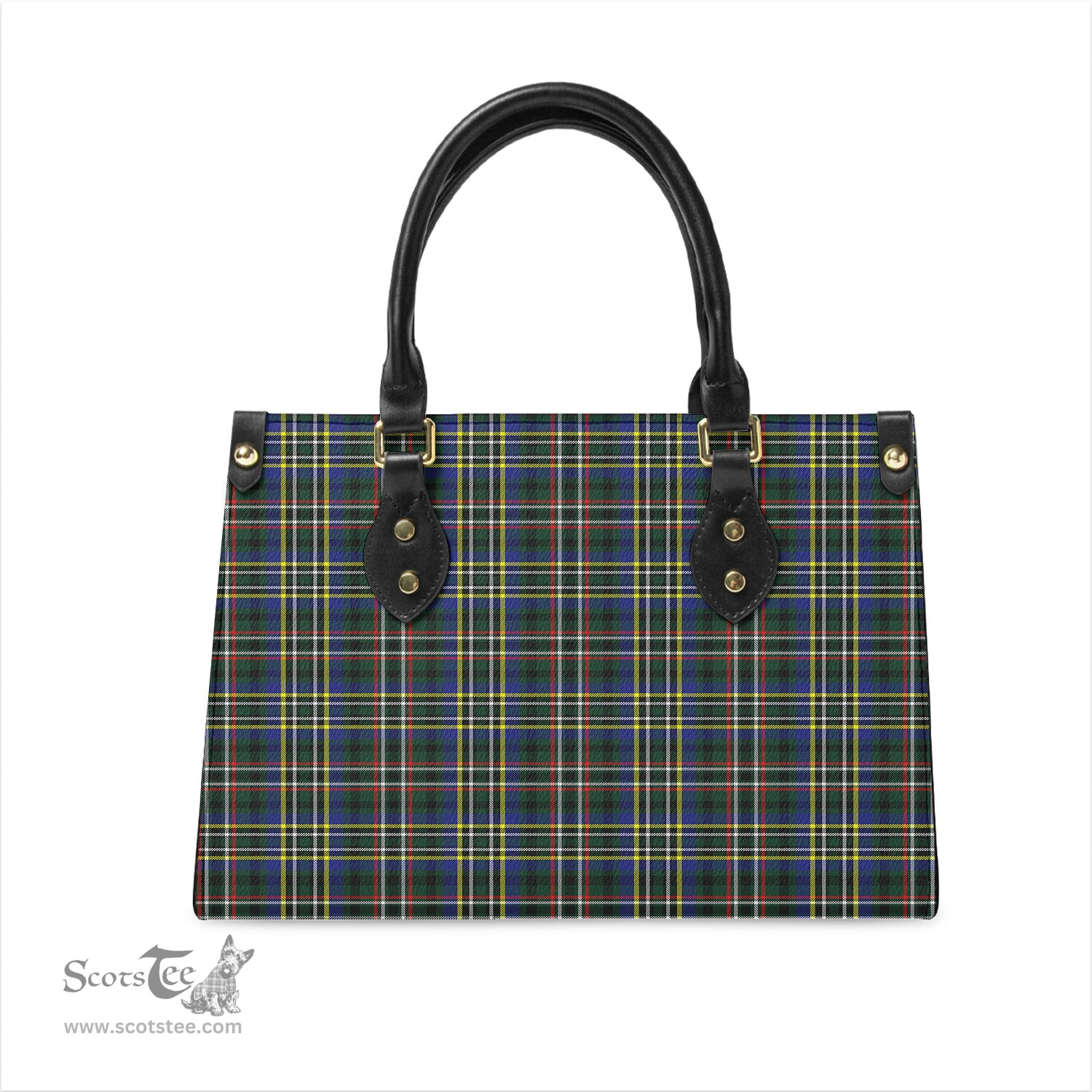 Scottish Scott Green Modern Tartan Leather Bag for Women Scottish Plaid Tartan Plaid - ScotsTee - scotstee.com