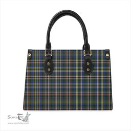 Scottish Scott Green Modern Tartan Leather Bag for Women Scottish Plaid Tartan Plaid - ScotsTee - scotstee.com