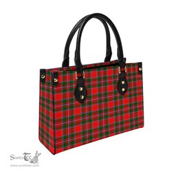 Scottish Spens Modern Tartan Leather Bag for Women Scottish Plaid Tartan Plaid - ScotsTee - scotstee.com