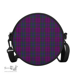 Scottish Wardlaw Tartan Round Crossbody Bags - Round Purse Scottish Plaid Tartan Plaid - ScotsTee - scotstee.com