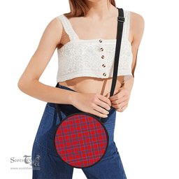Scottish Rait Tartan Round Crossbody Bags - Round Purse Scottish Plaid Tartan Plaid - ScotsTee - scotstee.com