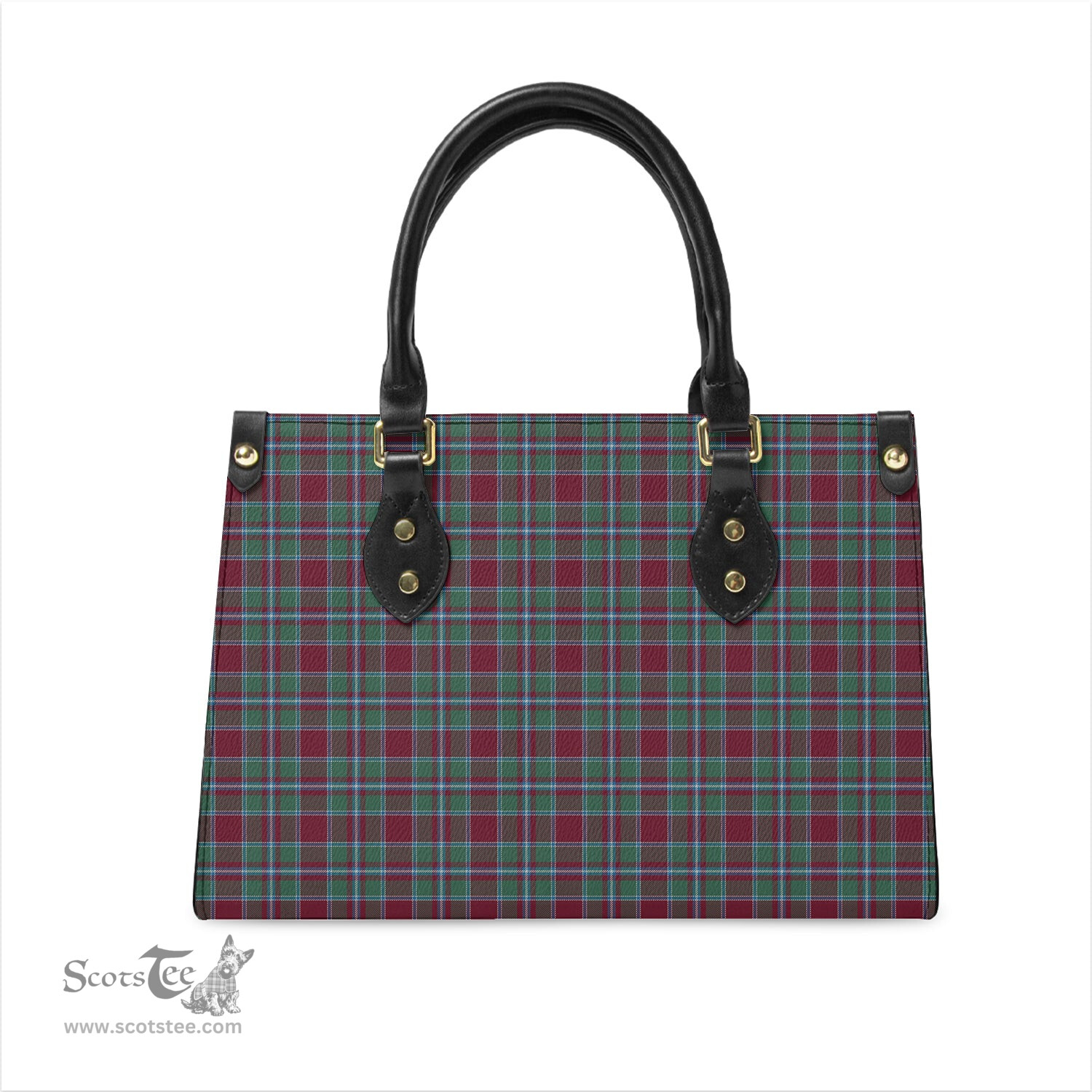 Scottish Spens (Spence) Tartan Leather Bag for Women Scottish Plaid Tartan Plaid - ScotsTee - scotstee.com