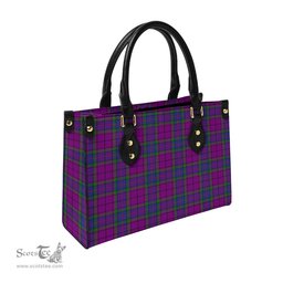Scottish Wardlaw Modern Tartan Leather Bag for Women Scottish Plaid Tartan Plaid - ScotsTee - scotstee.com