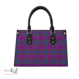 Scottish Wardlaw Modern Tartan Leather Bag for Women Scottish Plaid Tartan Plaid - ScotsTee - scotstee.com