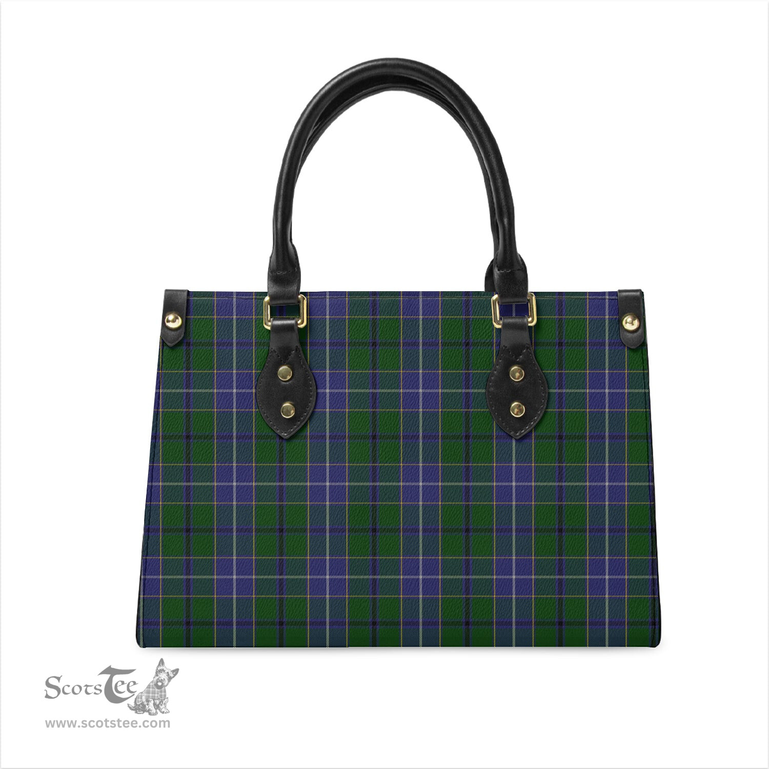 Scottish Wishart Hunting Tartan Leather Bag for Women Scottish Plaid Tartan Plaid - ScotsTee - scotstee.com
