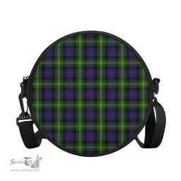 Scottish Watson Tartan Round Crossbody Bags - Round Purse Scottish Plaid Tartan Plaid - ScotsTee - scotstee.com