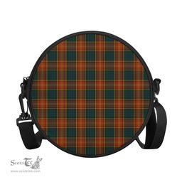 Scottish Roscommon County Ireland Tartan Round Crossbody Bags - Round Purse Scottish Plaid Tartan Plaid - ScotsTee - scotstee.com