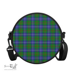 Scottish Turnbull Hunting Tartan Round Crossbody Bags - Round Purse Scottish Plaid Tartan Plaid - ScotsTee - scotstee.com