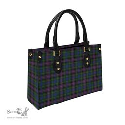 Scottish Rankin Tartan Leather Bag for Women Scottish Plaid Tartan Plaid - ScotsTee - scotstee.com