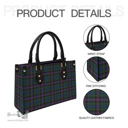 Scottish Rankin Tartan Leather Bag for Women Scottish Plaid Tartan Plaid - ScotsTee - scotstee.com