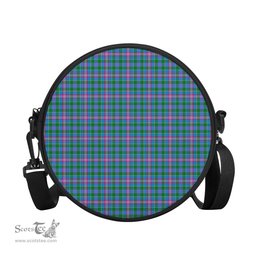 Scottish Pitcairn Hunting Tartan Round Crossbody Bags - Round Purse Scottish Plaid Tartan Plaid - ScotsTee - scotstee.com