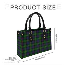 Scottish Tait Modern Tartan Leather Bag for Women Scottish Plaid Tartan Plaid - ScotsTee - scotstee.com