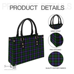 Scottish Russell Modern Tartan Leather Bag for Women Scottish Plaid Tartan Plaid - ScotsTee - scotstee.com