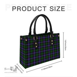 Scottish Russell Modern Tartan Leather Bag for Women Scottish Plaid Tartan Plaid - ScotsTee - scotstee.com