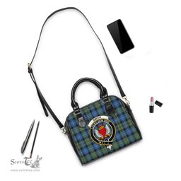 Scottish Smith Ancient Tartan Shoulder Handbags with Family Crest Scottish Plaid Tartan Plaid - ScotsTee - scotstee.com