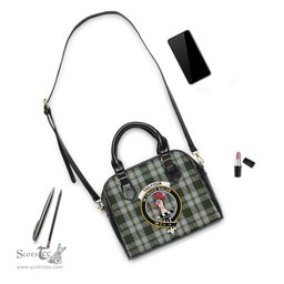Scottish Taylor Dress Tartan Shoulder Handbags with Family Crest Scottish Plaid Tartan Plaid - ScotsTee - scotstee.com