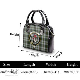 Scottish Taylor Dress Tartan Shoulder Handbags with Family Crest Scottish Plaid Tartan Plaid - ScotsTee - scotstee.com
