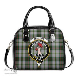 Scottish Taylor Dress Tartan Shoulder Handbags with Family Crest Scottish Plaid Tartan Plaid - ScotsTee - scotstee.com